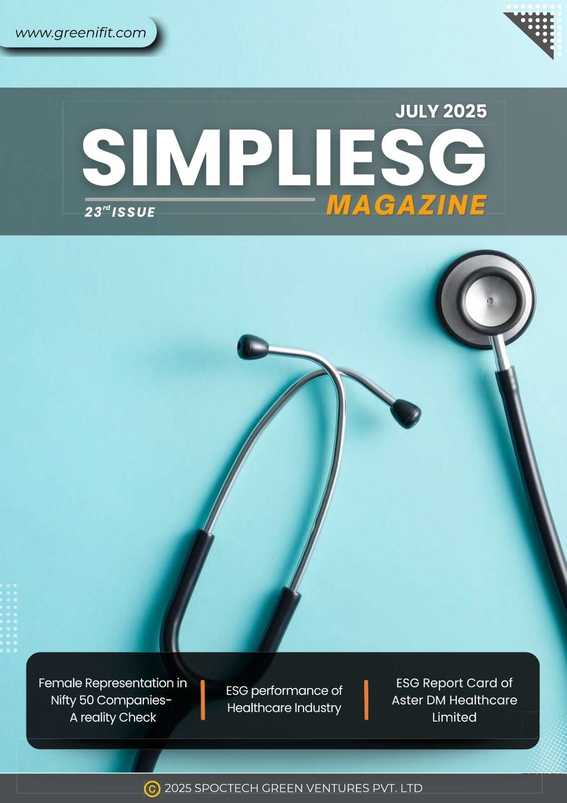 SimpliESG July 2025 magazine cover